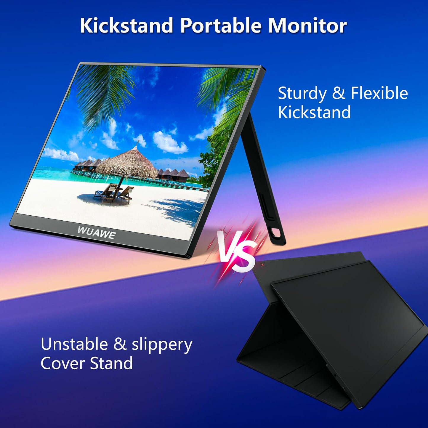 16" Portable Monitor WUAWE for Laptop & Gaming