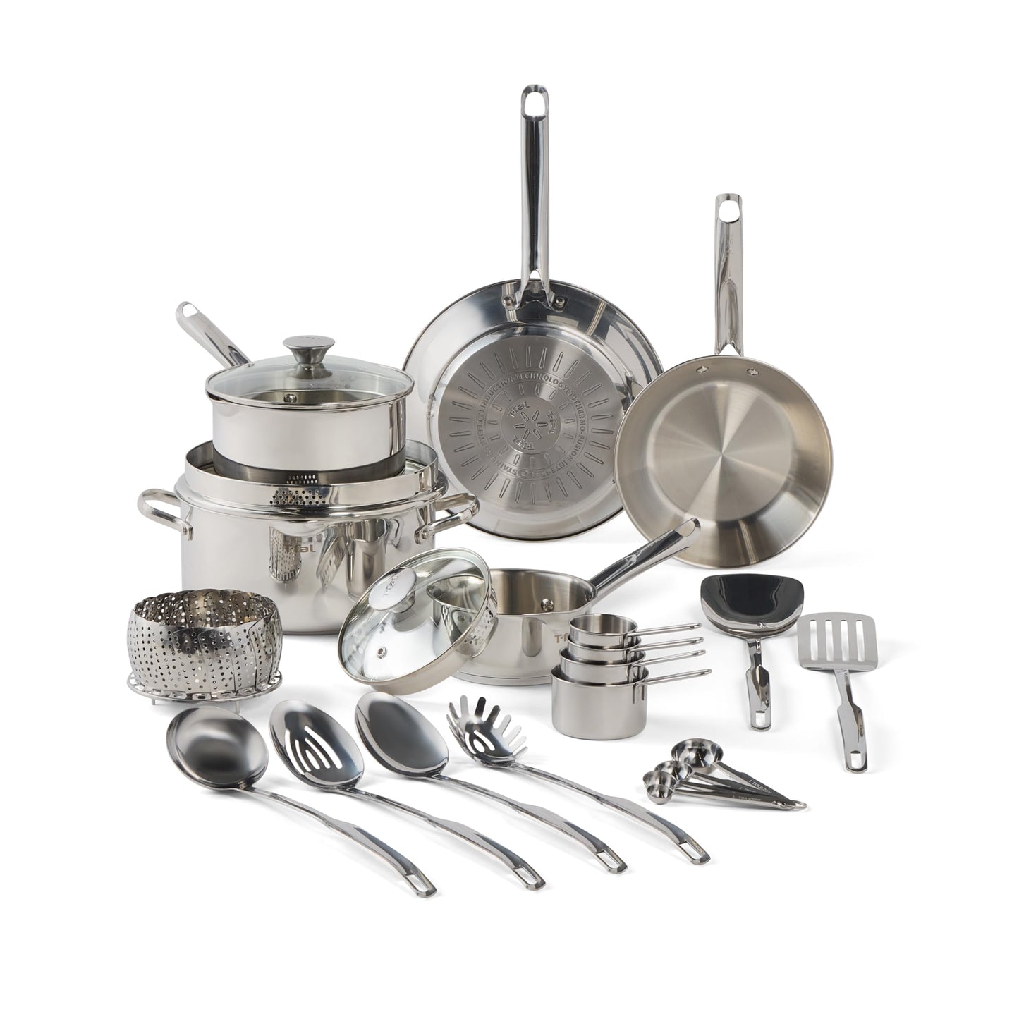 T-Fal 20-Piece Stainless Steel Cookware Set