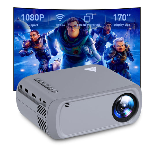 Bluetooth Mini Projector for iPhone and HDMI