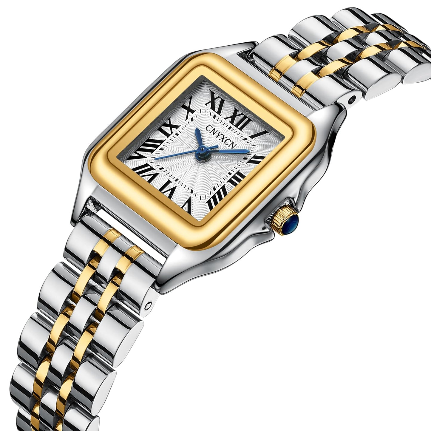 Gold Women’s Watch with Stainless Steel Bracelet