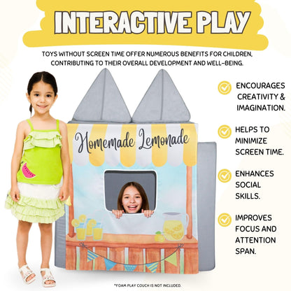 Kids Foam Sofa Play Panel - Lemonade Stand