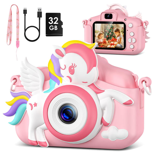 Kids 1080P HD Camera for Girls - Pink