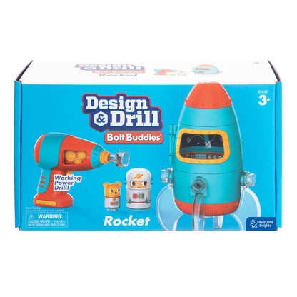 Design & Drill Bolt Buddies Rocket Toy