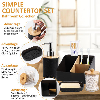 4-Piece Bathroom Accessories Set - BSSN