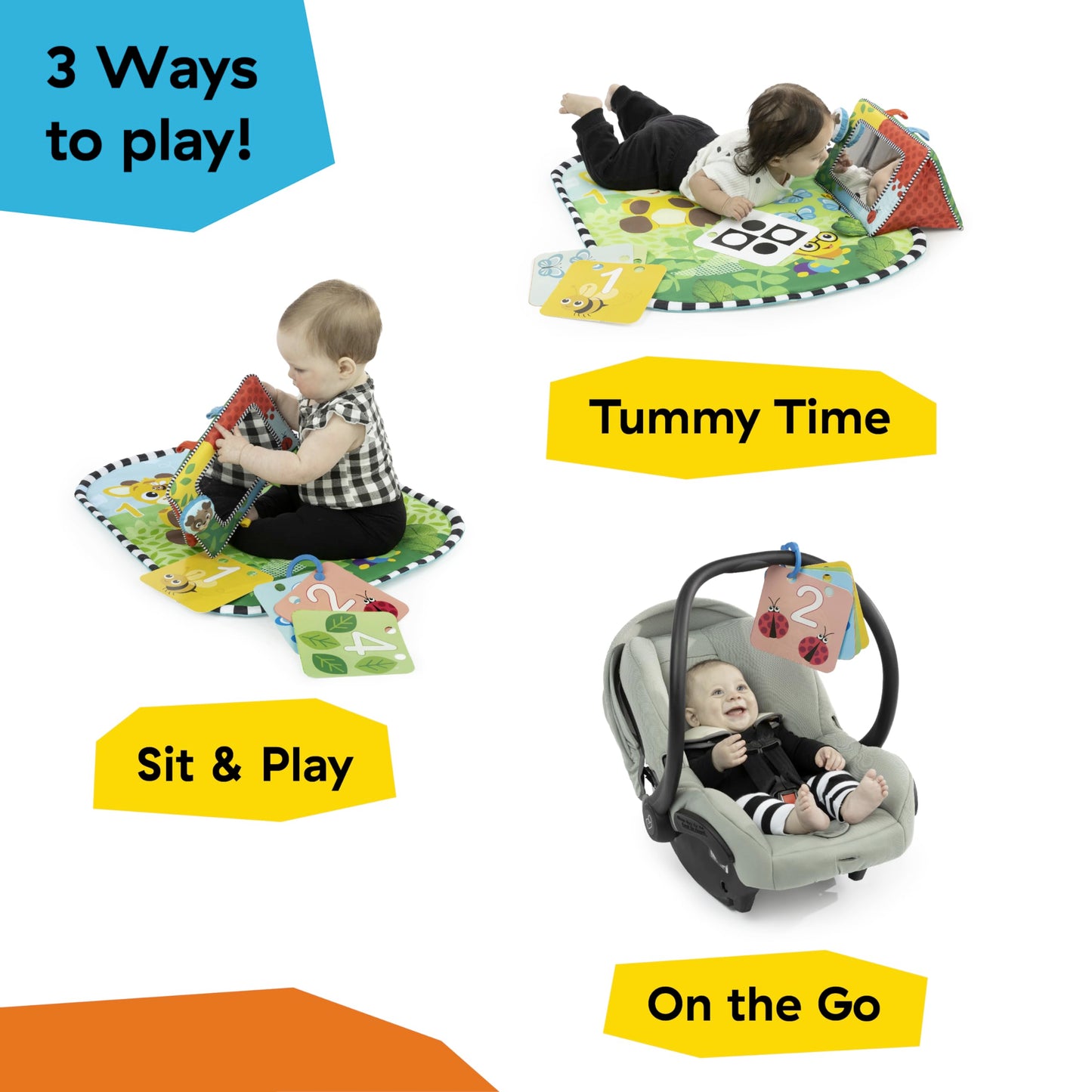 Baby Einstein Tummy Time Mat with Mirror