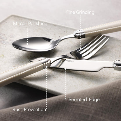 20-Piece CAROTE Stainless Steel Flatware Set