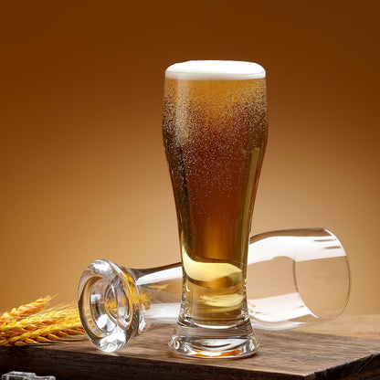 15 oz Wlasss Beer Glasses Set of 4