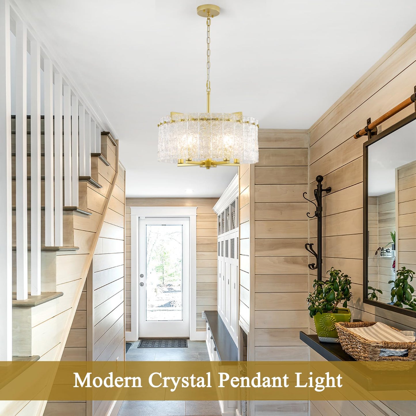 5-Light Modern Farmhouse Chandelier by KOOFREDDO