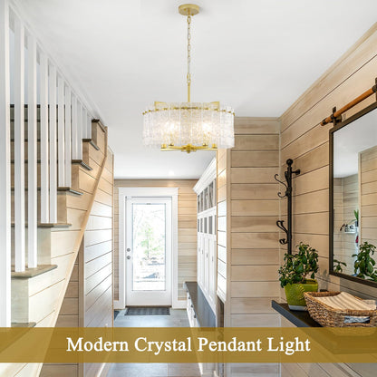 5-Light Modern Farmhouse Chandelier by KOOFREDDO