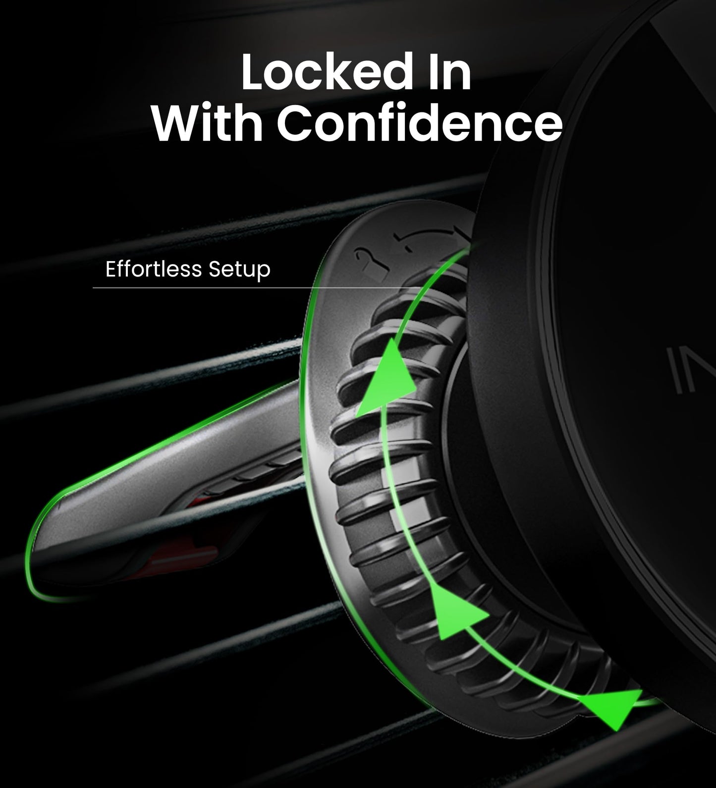 15W MagSafe Wireless Car Charger by InfinaCore