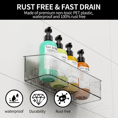 Adhesive Shower Caddy Organizer for Bathroom
