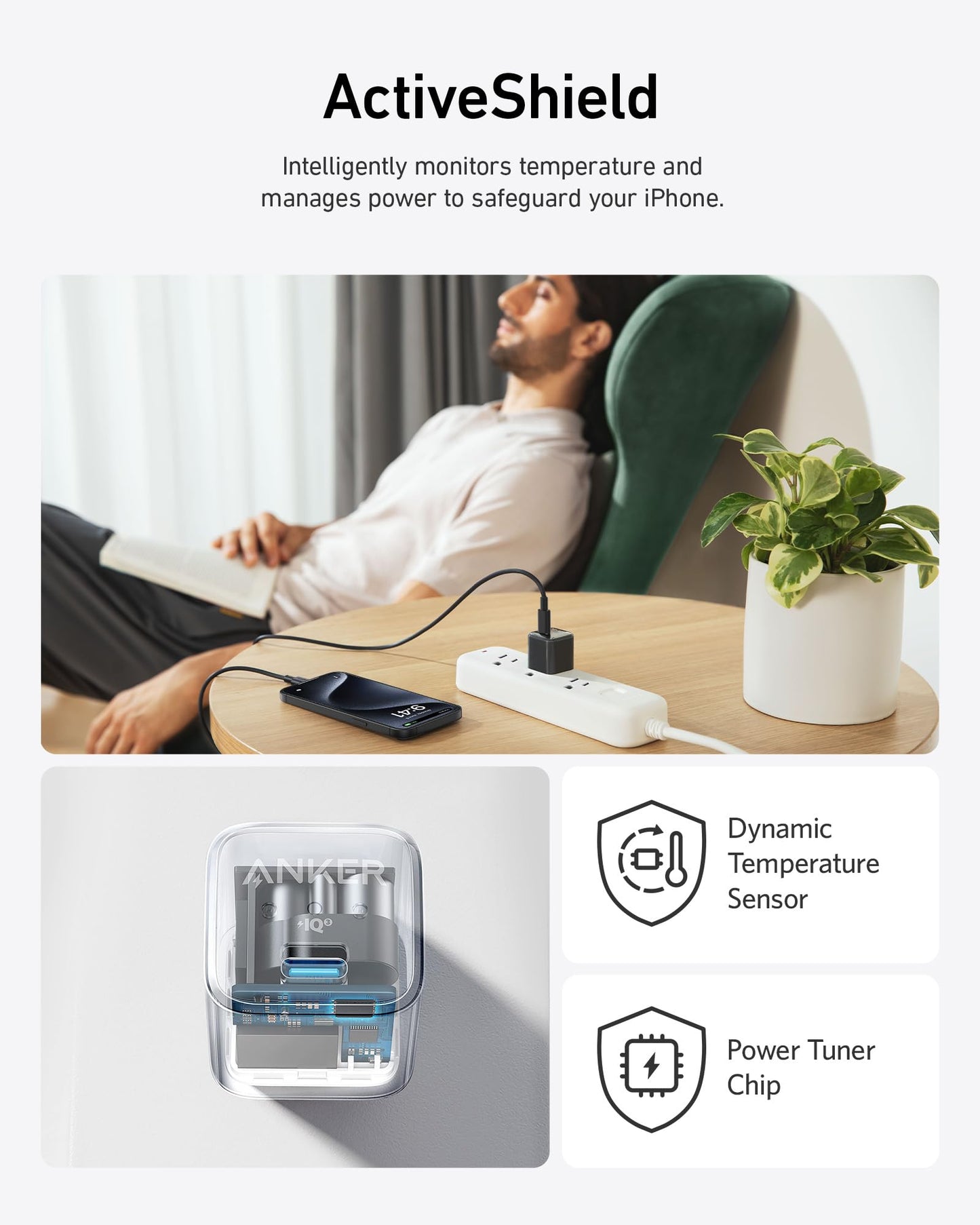 Anker 20W USB C Fast Charger Block