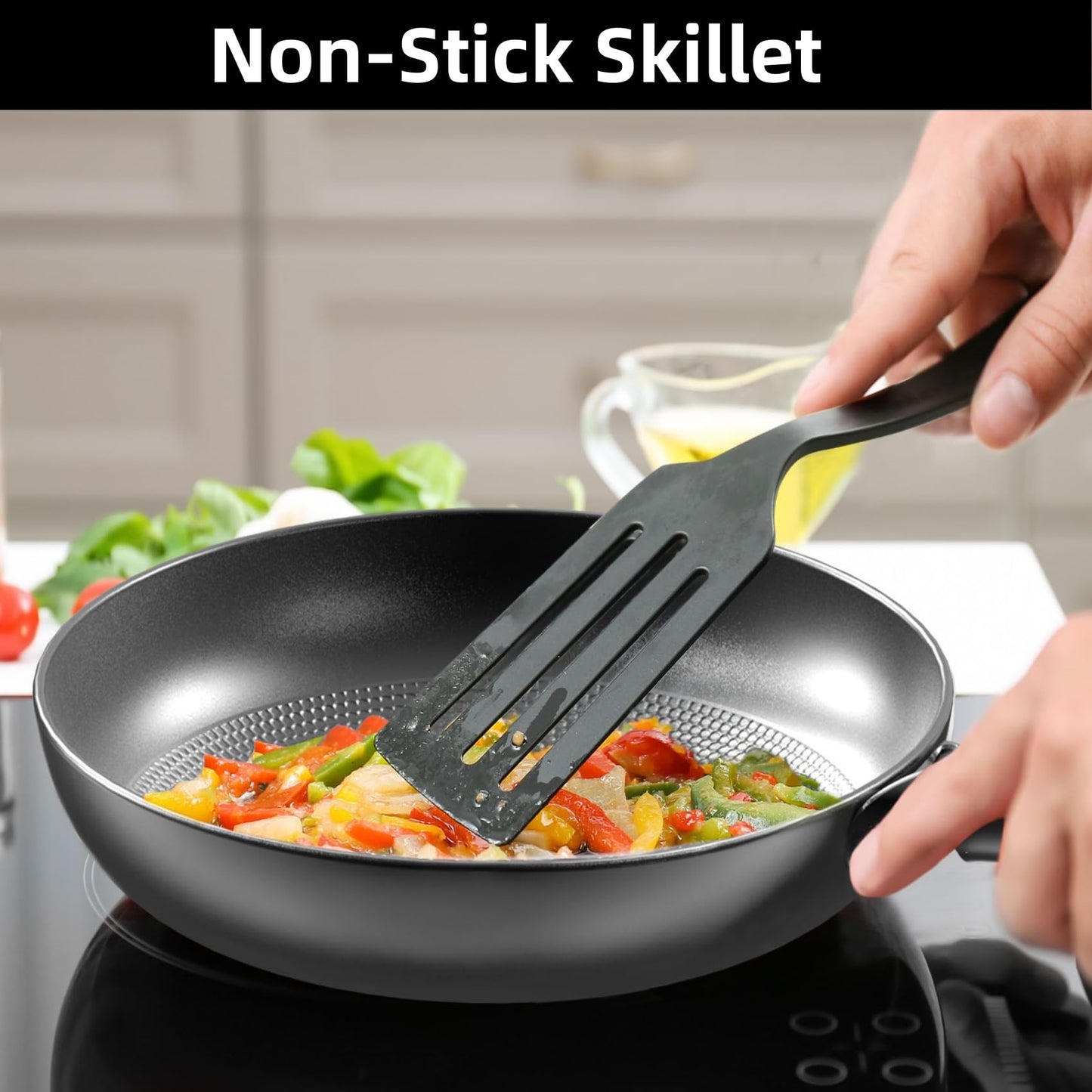 12 Inch Nonstick Frying Pan with Removable Handle