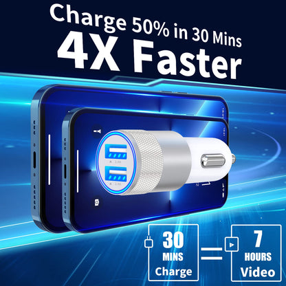 Braveridge Dual USB Fast Car Charger 4.8A