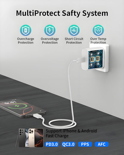 Belcompany 45W USB C Charger with 10ft Cable