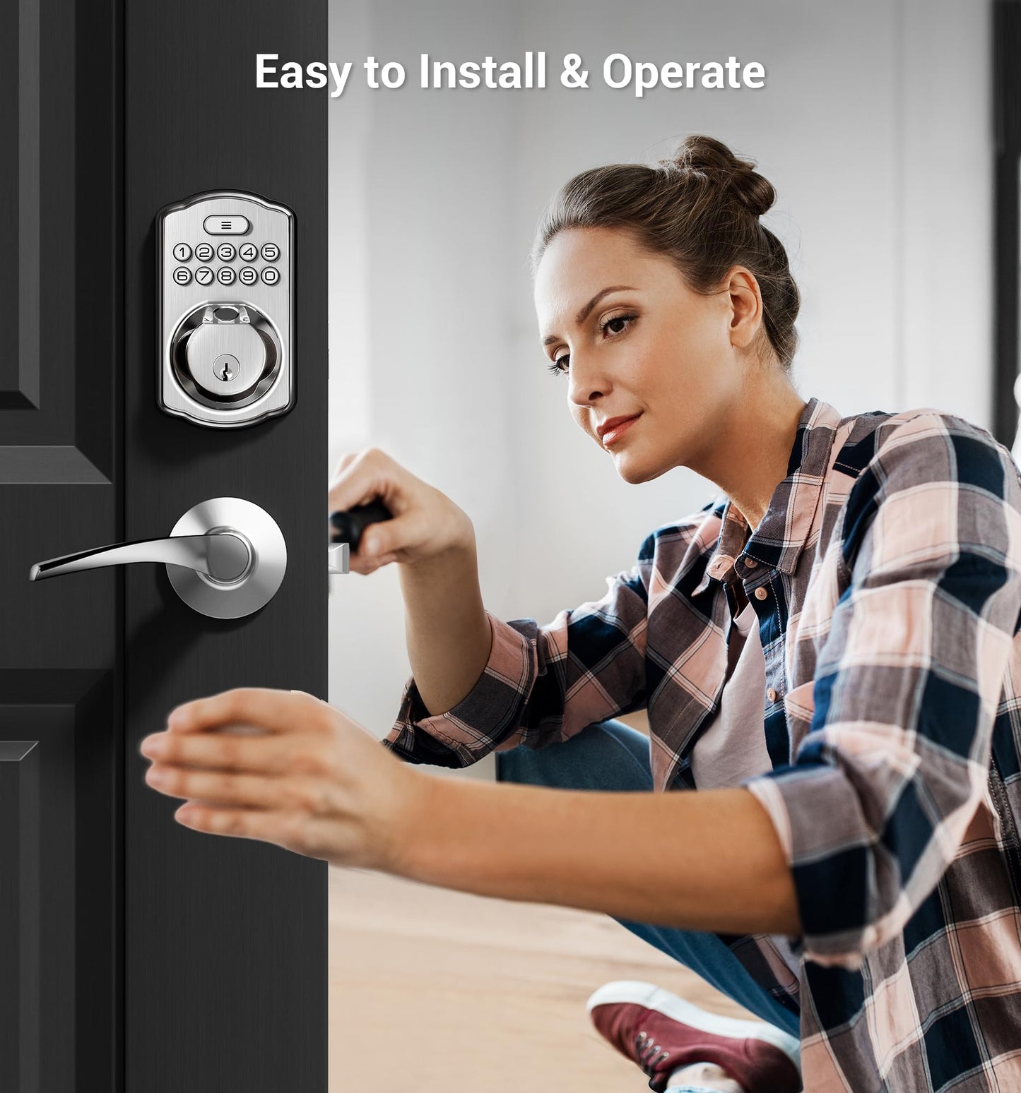 Veise Keyless Fingerprint Door Lock Set