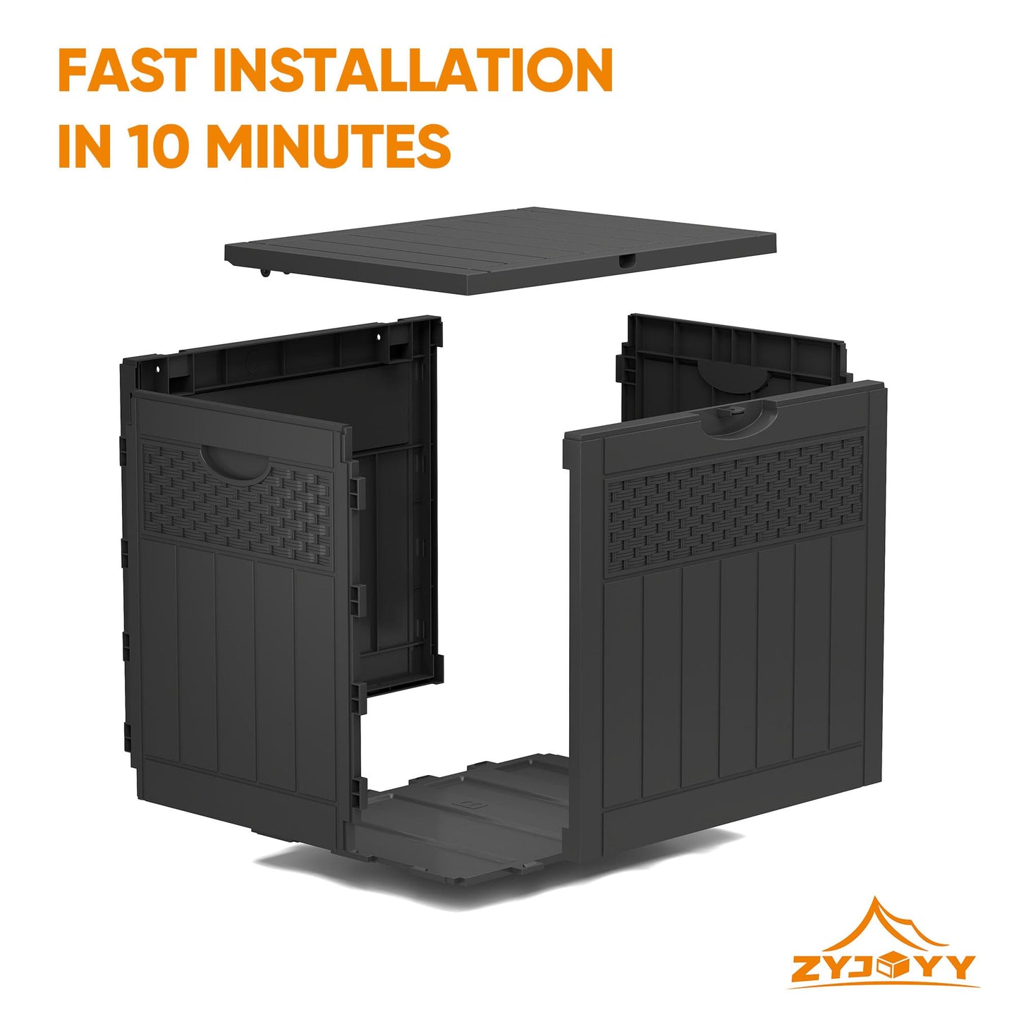 ZYJOYY 33 Gallon Weatherproof Storage Box