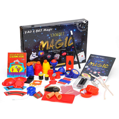 Magic Set Magic Kit For Kids Science Toys for Children Including 25 Classic Tricks Easy To Play Magic Best Gift For Boys Girls and Adult