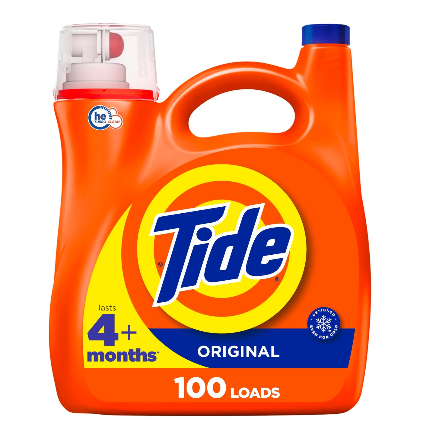132 fl oz Tide Liquid Laundry Detergent, Original Scent, 100 Loads