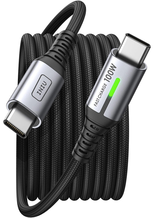 INIU 100W USB-C Fast Charging Cable 6.6ft
