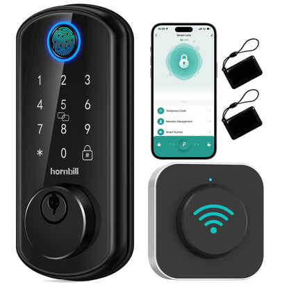 Smart WiFi Fingerprint Deadbolt Lock by hornbill