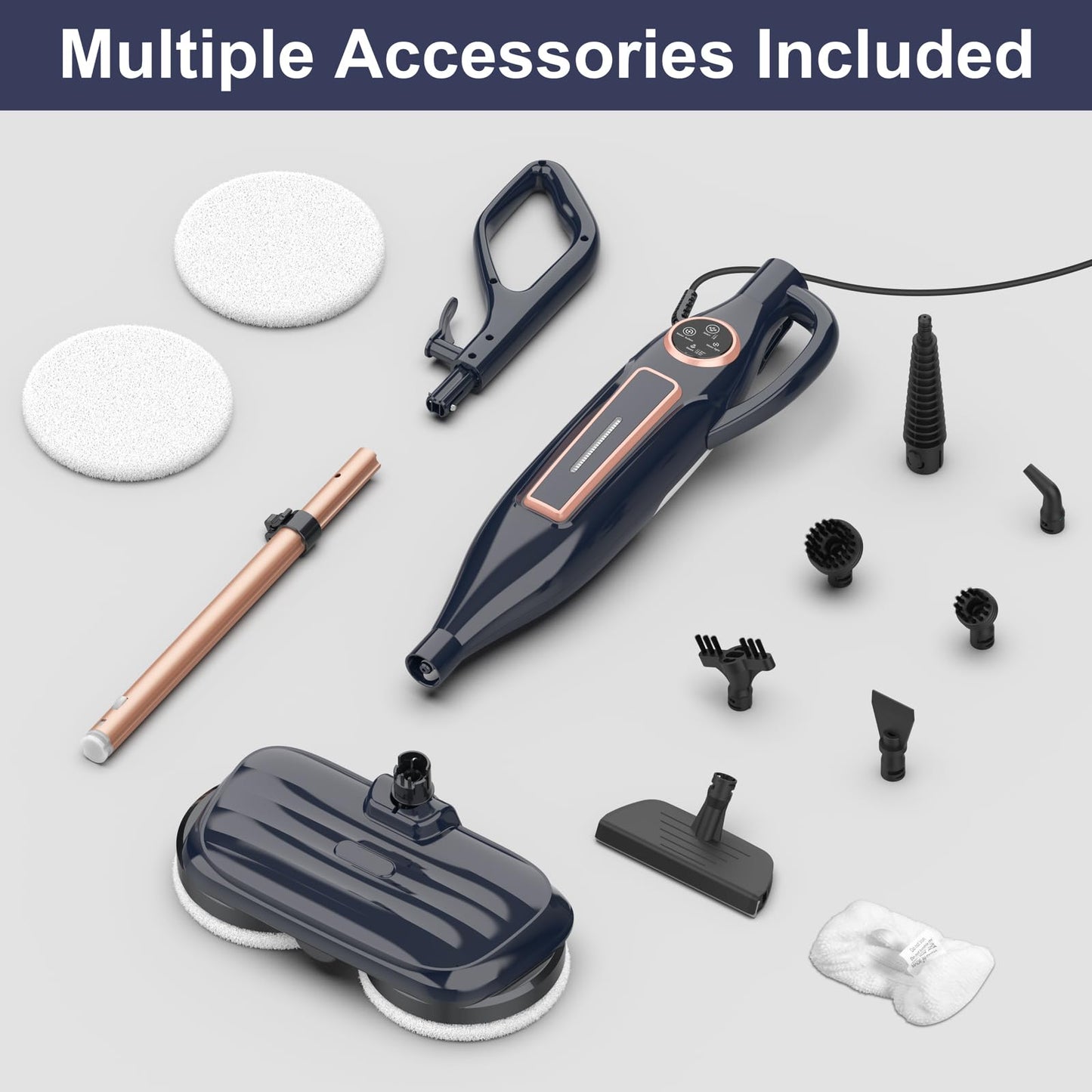 10-in-1 Steam Mop for Hard Floors
