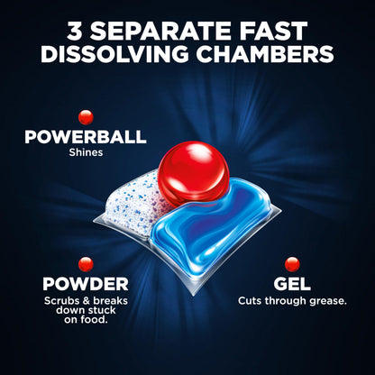 82 Count Finish Quantum Dishwasher Pods