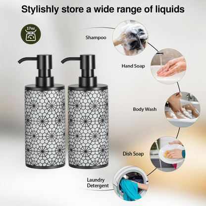 Shinowa 2-Pack Resin Soap Dispenser Set