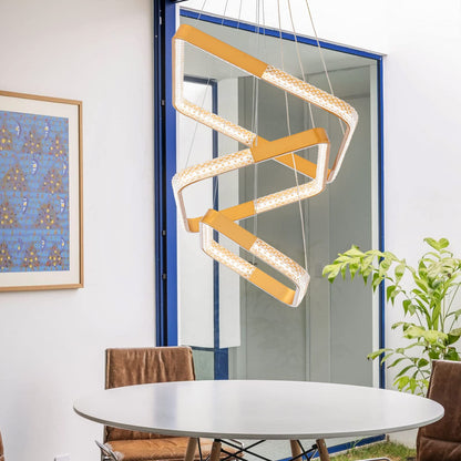 Smart Dimmable LED Chandelier by ADXEICE