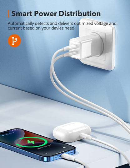 35W Dual USB C Wall Charger Fast Charging