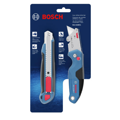 2-Piece Bosch Utility Knife Set with Blades