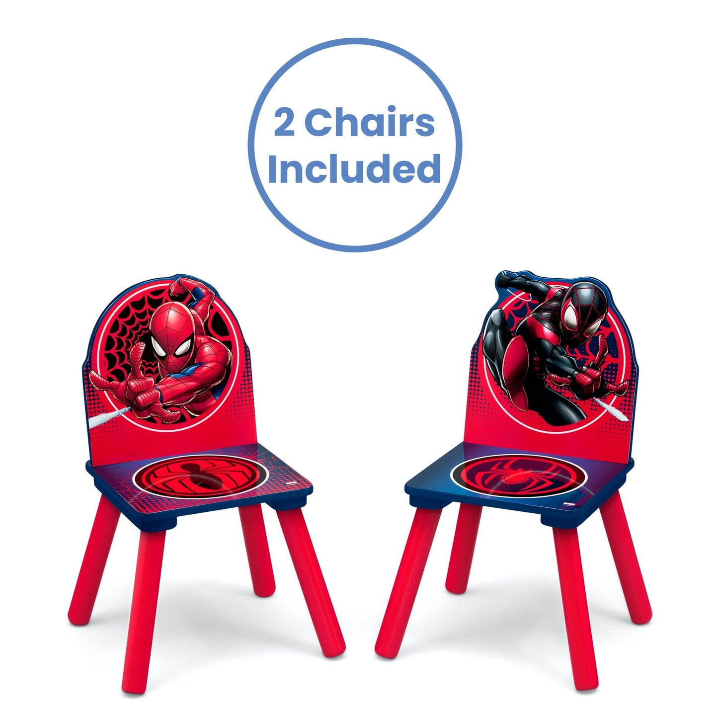 Delta Children Spider-Man Kids Table Set with Chairs