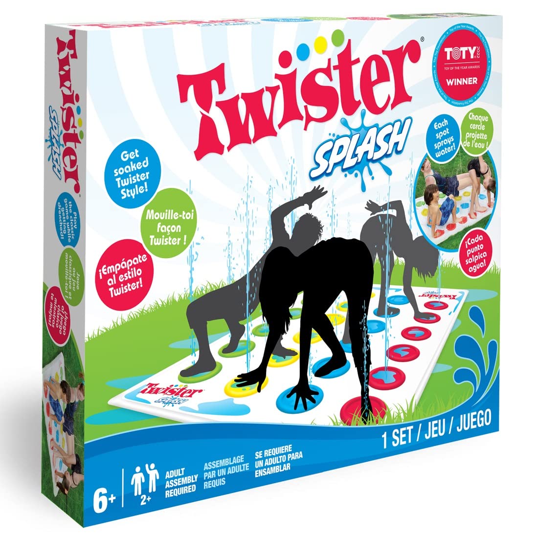 Hasbro Twister Splash Inflatable Water Game for Kids