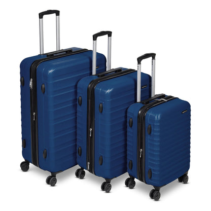 3-Piece Hardshell Suitcase Set with Wheels