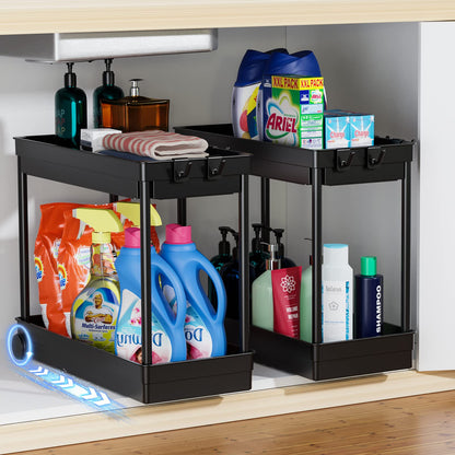 Under Sink Organizer 2-Tier Storage Shelf