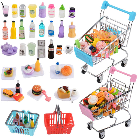 150 Pcs Mini Shopping Cart Toy for Kids