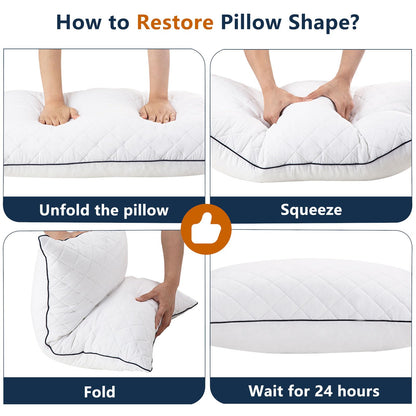 1 MIDDLE ONE Body Pillow, Cooling Memory Foam Body Pillows for Adults Sleeping, Long Pillow for Bed, Big Large Firm Full Body Pillow for Side Sleeper, 20x54 Inch, White
