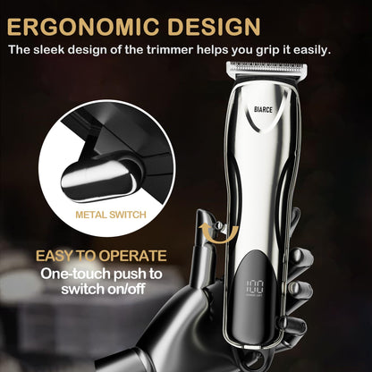 BIARCE Beard Trimmer with 5 Limit Combs