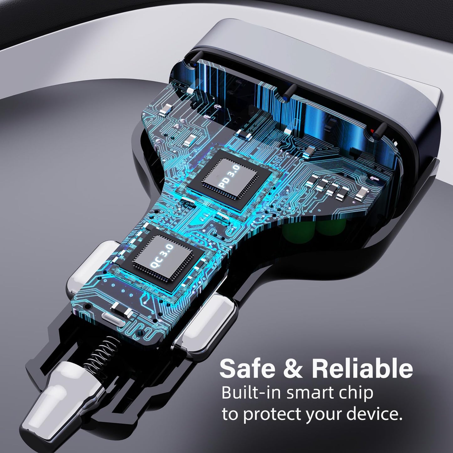 SUNDAREE 60W Multiport Fast Car Charger