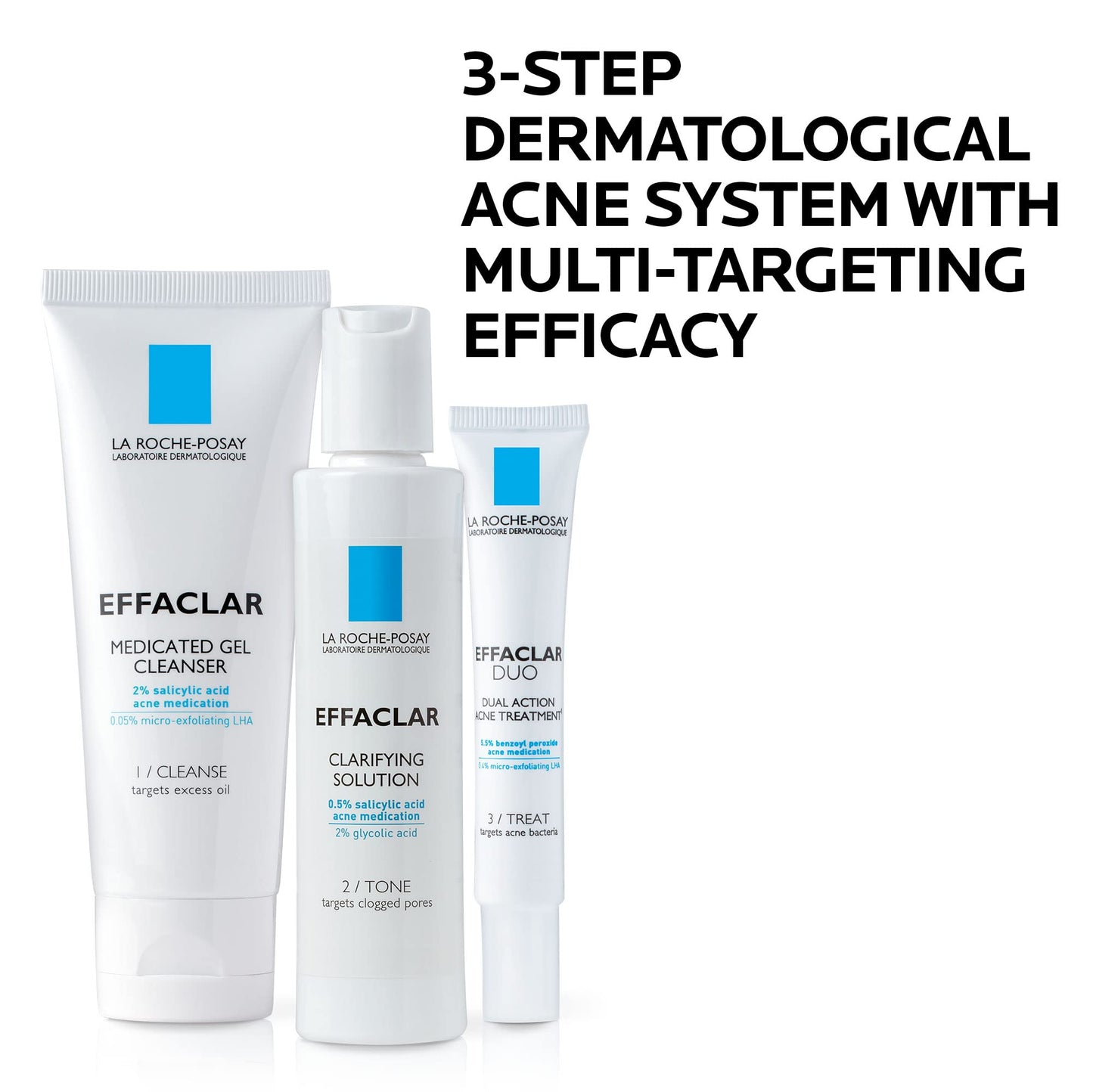 La Roche-Posay 3-Step Acne Treatment System