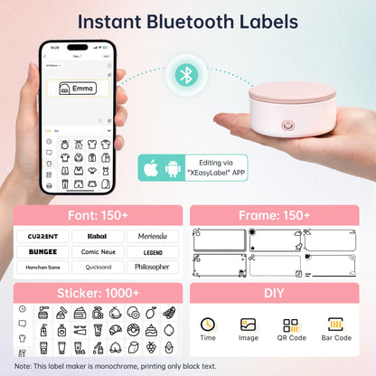 Mini Bluetooth Label Maker for Home & Office