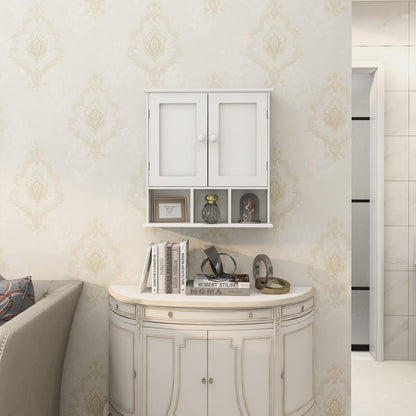 Bathroom Wall Cabinet with Adjustable Shelves