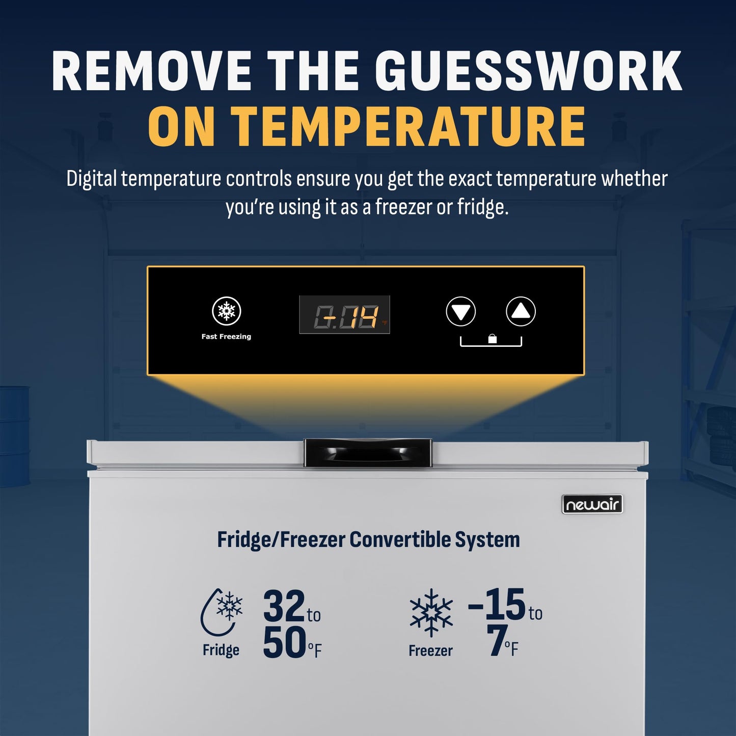 NewAir 6.7 Cu. Ft. Quiet Chest Freezer