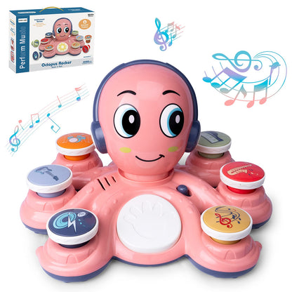 Musical Octopus Toy for Toddlers by CYURMJUN