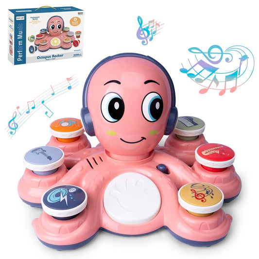 Musical Octopus Toy for Toddlers by CYURMJUN