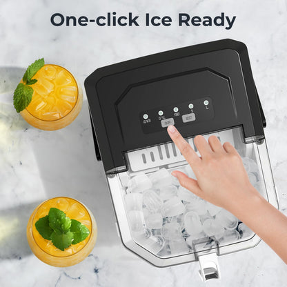 ZAFRO Self-Cleaning Countertop Ice Maker Machine