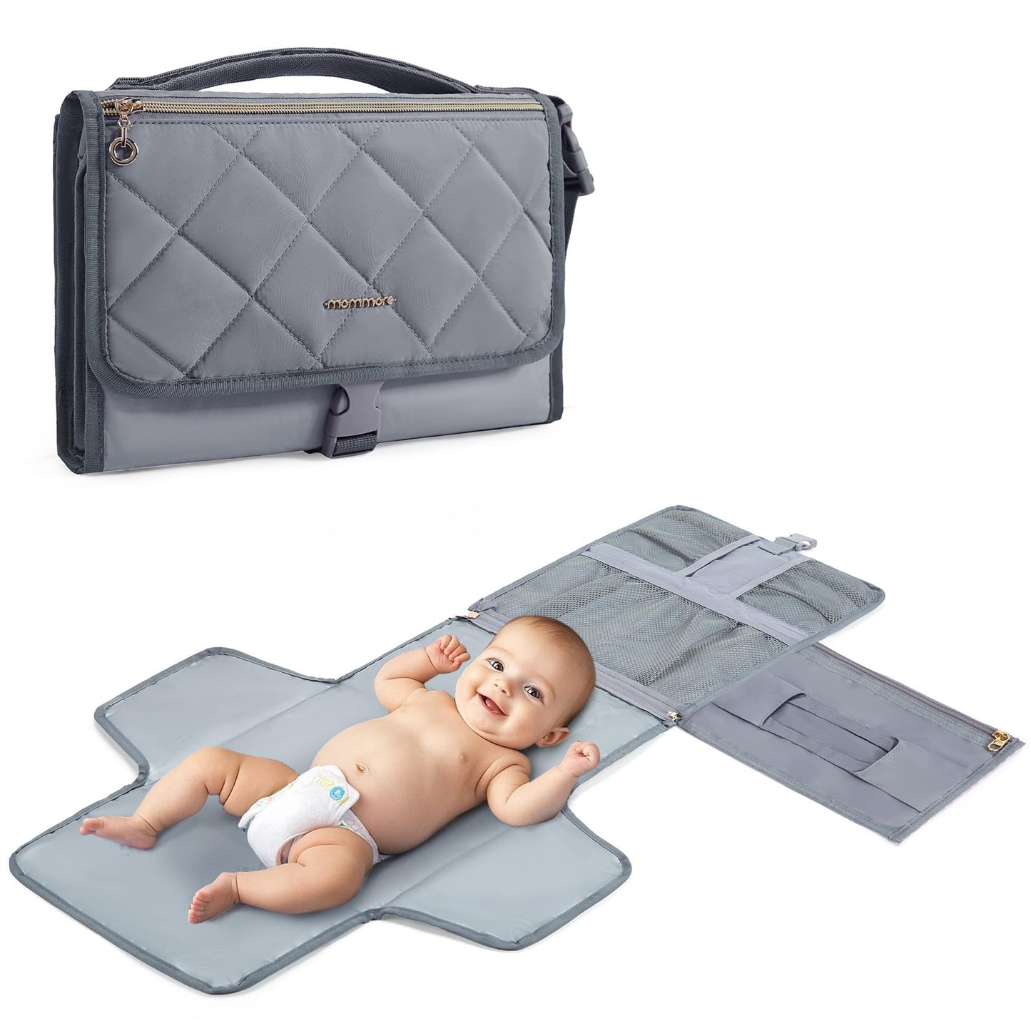 mommore Portable Water-Resistant Changing Pad