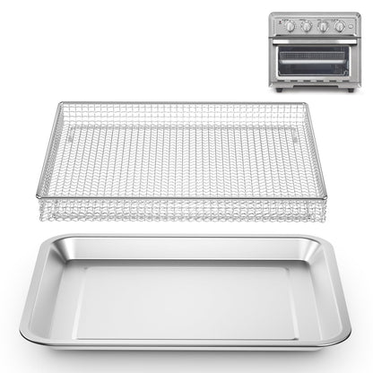 Stainless Steel Air Fryer Basket & Tray