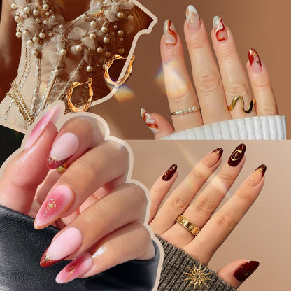 Gel Nail Polish Kit with UV Light & Accessories