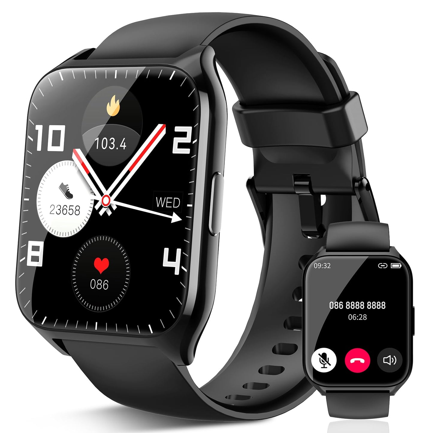 Smart Fitness Watch with Heart Rate Monitor